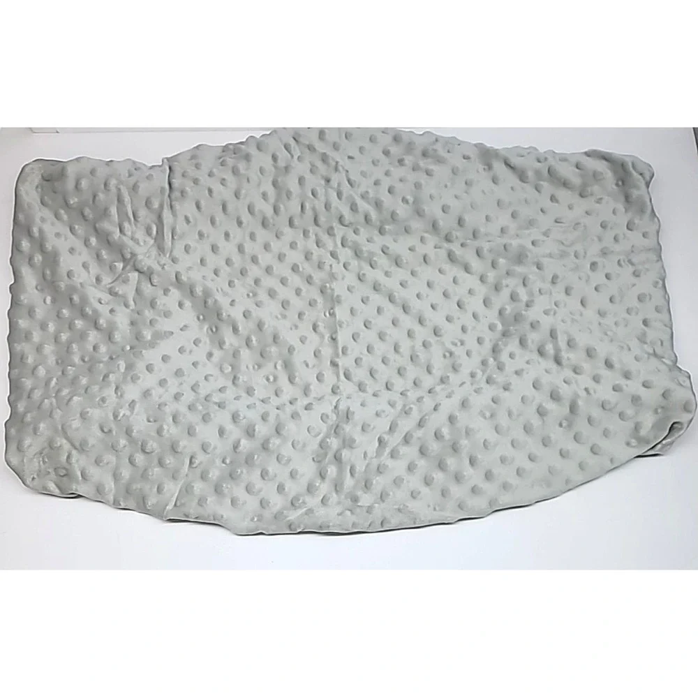Changing Pad Cover Gray Dot Minky 16